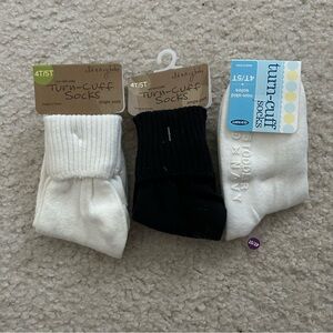 Old Navy Neutral Turn-Cuff Socks NWT